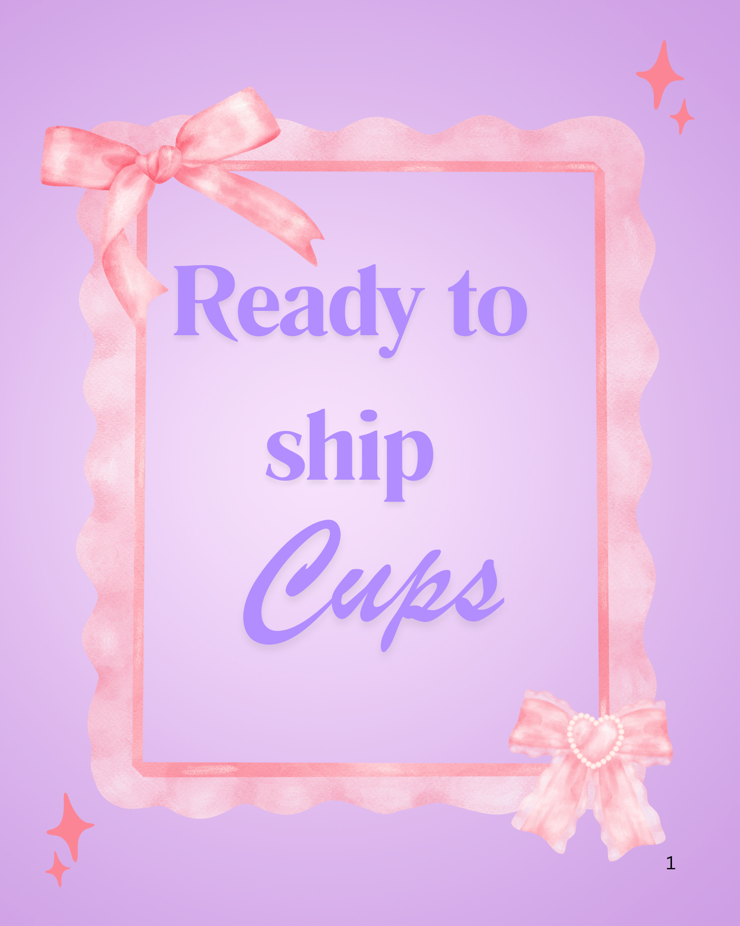 Ready to Ship Cups