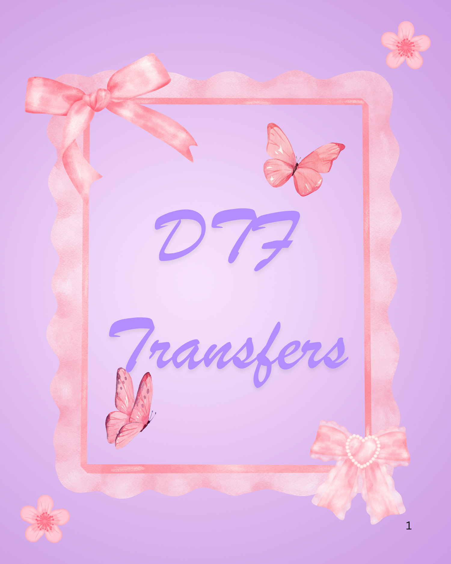 DTF transfers